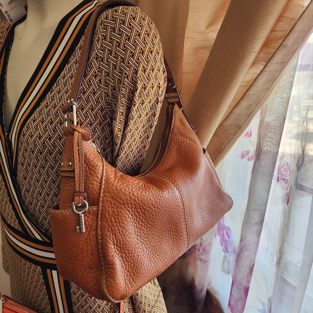 Tan Leather Shoulder Bag